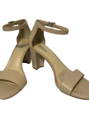 Alex Marie Halmar Ankle Strap Neutral Block Heel 7M Prom Classic